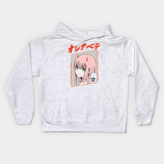 zero two Kids Hoodie by Vhitostore